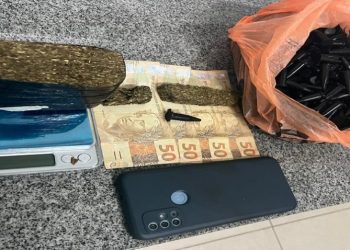 Presidente Kennedy: Homem é preso em flagrante por violência doméstica e tráfico de drogas