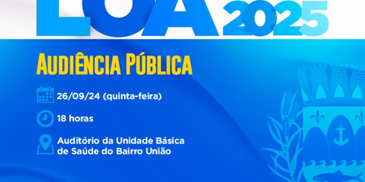 Piúma: Prefeitura realiza audiência pública da LOA 2025 nesta quinta (26)