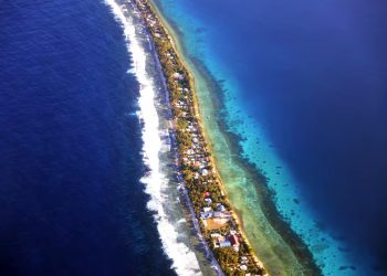 Pacífico: Tuvalu afunda lutando para manter fronteiras marítimas enquanto o nível do mar sobe