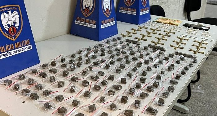 Guarapari: PM detém mulher com mandado e apreende drogas