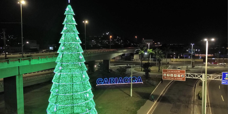 Cariacica: Iluminação especial de Natal será acionada nesta sexta (22)