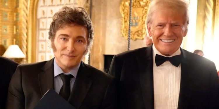 Argentina e EUA: Trump e Milei se encontram pela primeira vez desde as eleições