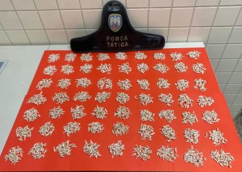 Anchieta: Casal é preso pela PM com mais de 1900 pedras de crack