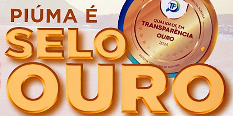 Piúma: Cidade recebe Selo Ouro de Transparência Pública