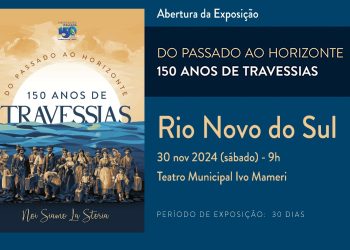 Rio Novo do Sul: Exposição “Do Passado ao Horizonte: 150 Anos de Travessias” começa neste sábado (30)