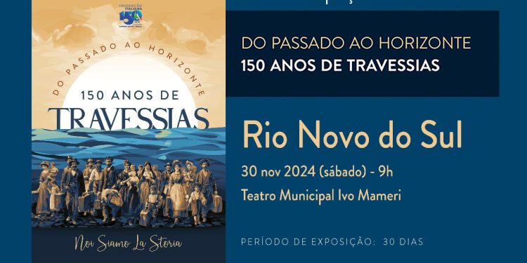 Rio Novo do Sul: Exposição “Do Passado ao Horizonte: 150 Anos de Travessias” começa neste sábado (30)