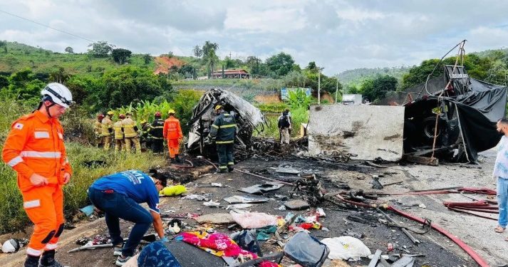 Minas Gerais: Tragédia em Teófilo Otoni é o maior acidente da história em rodovias federais desde 2008