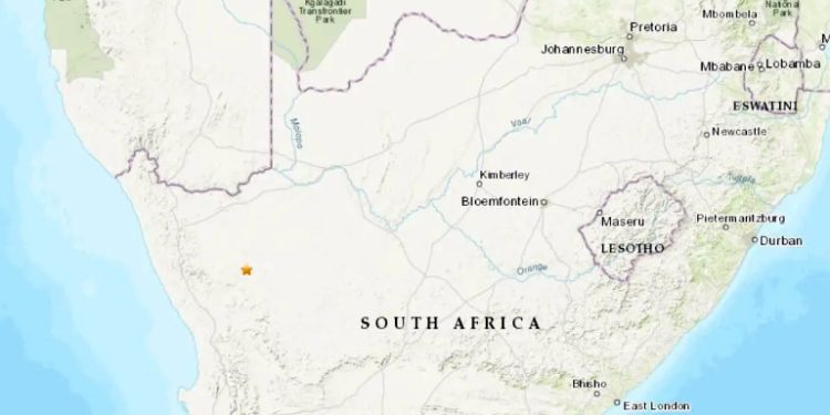 África do Sul: Terremoto de magnitude 5,3 atinge o país