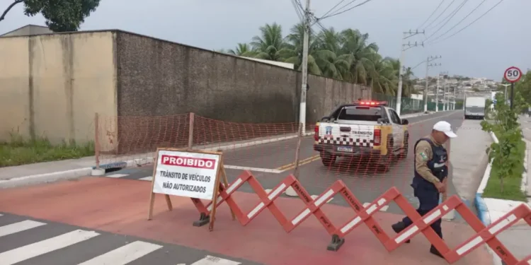 Cariacica: Interdição na Nova Orla altera trânsito até 30 de dezembro