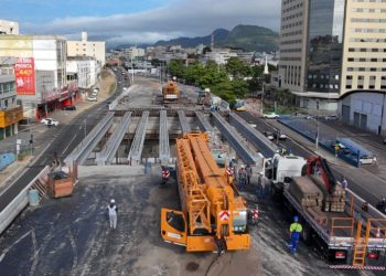 Cariacica: Começou a interdição parcial do trânsito na Mário Gurgel para obras do viaduto