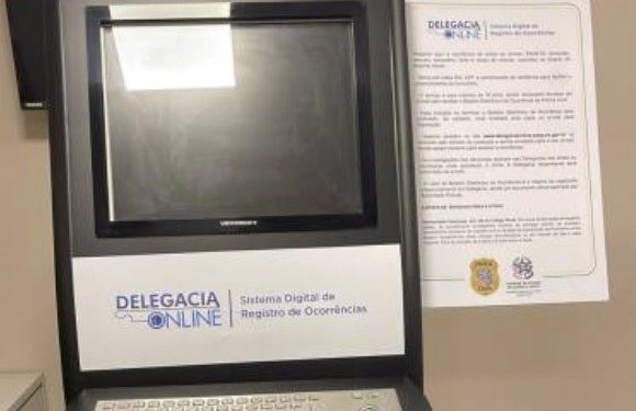 Delegacia Online: Polícia Civil inaugura totens de autoatendimento para registro de ocorrências no Shopping Vitória