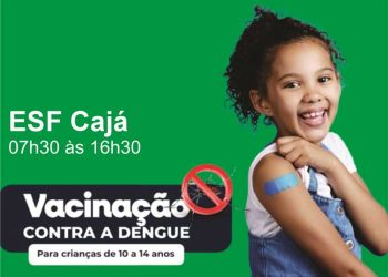 Alfredo Chaves: Prefeitura disponibiliza vacina contra a dengue para crianças e adolescentes
