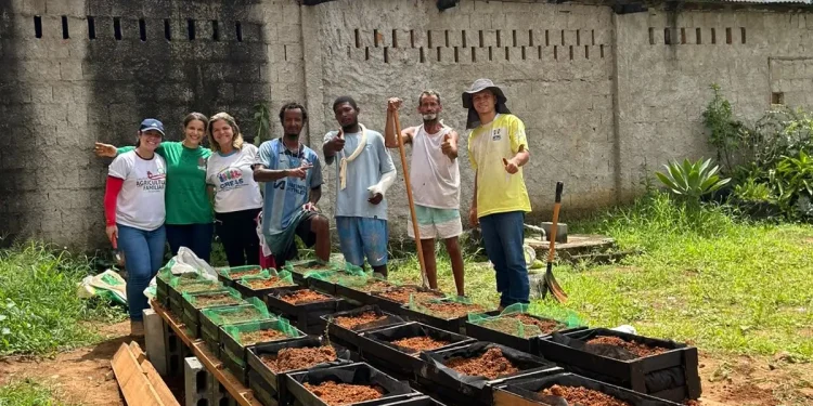 Guarapari: Parceria leva horta comunitária até o Centro Pop