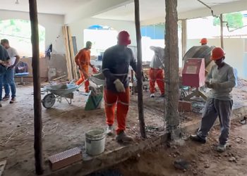 Iconha: Obras da escola Marcelino Biancardi avançam