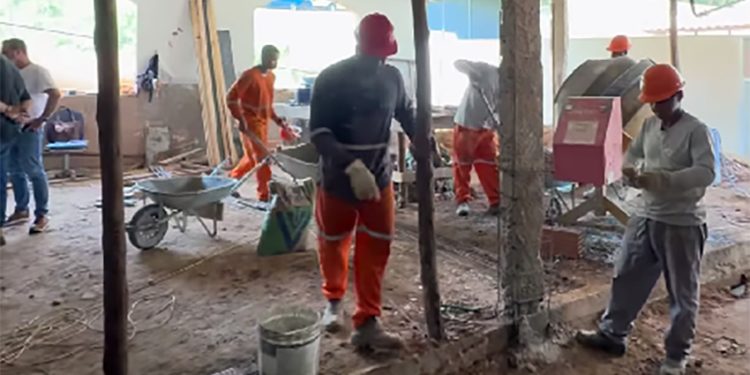 Iconha: Obras da escola Marcelino Biancardi avançam
