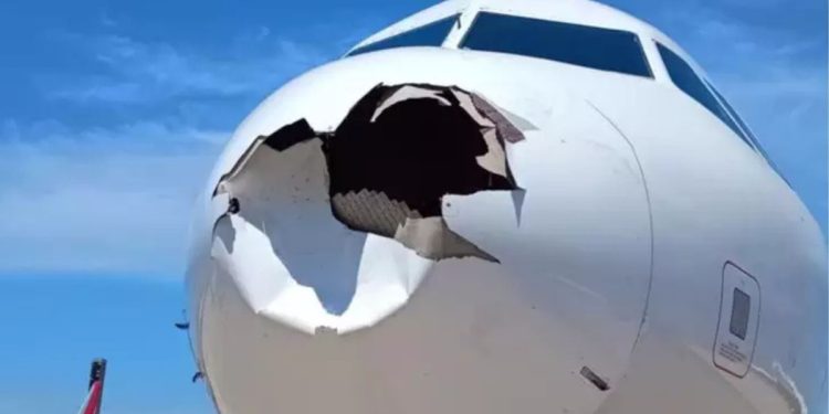 Colisão: Avião da Latam perde o nariz após bater em pássaro e volta a aeroporto no Rio