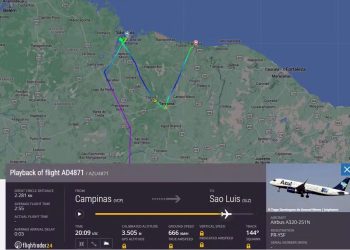 Piaui: Avião da Azul declara emergência por pouco combustível após mau tempo impedir pouso duas vezes