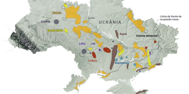 Negociação: Ucrânia anuncia acordo de minerais com os EUA sem garantias de segurança