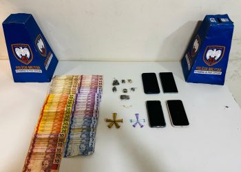 Guarapari: Militares apreendem drogas e detém indivíduo com mandado de prisão em aberto