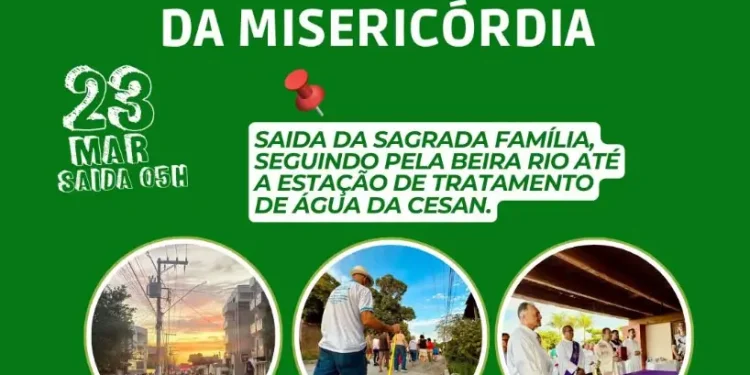 Piúma: Paróquia da Imaculada Conceição promove a Caminhada da Misericórdia 2025
