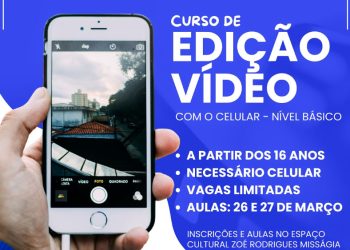 Iconha: Prefeitura oferece curso básico de ‘Edição de Vídeo com Celular’