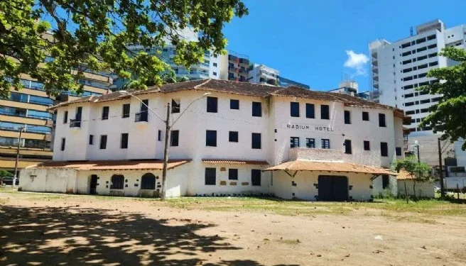 Guarapari: Revitalização do Radium Hotel está prevista para começar em abril