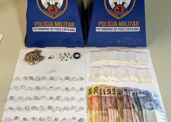 Guarapari: Policiais  militares do 10º BPM apreendem drogas em ações na cidade
