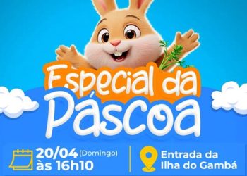 Piúma: Domingo encantado com o Especial da Páscoa na Ilha do Gambá