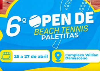 Piúma: 6º Open de Beach Tennis agita o fim de semana