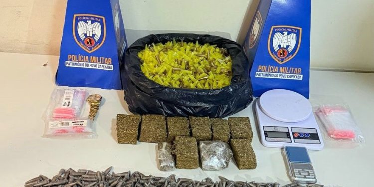 Guarapari: 10ºBPM apreende drogas, munições e veículo com restrição