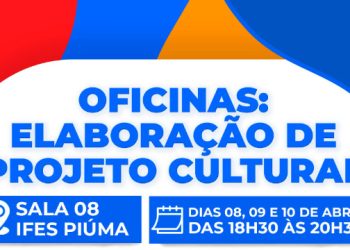 Piúma: Prefeitura promove oficinas gratuitas para capacitar agentes culturais