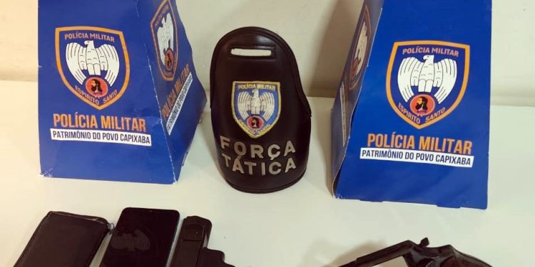 Guarapari: 10ºBPM apreende arma de fogo e entorpecentes