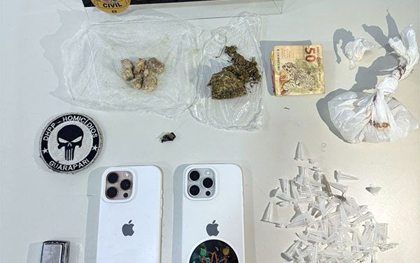 Guarapari: Polícia Civil realiza operação conjunta com a PMES contra tráfico de drogas