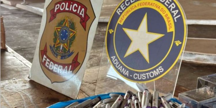 Polícia Federal: 400 canetas emagrecedoras são apreendidas na fronteira com o Paraguai