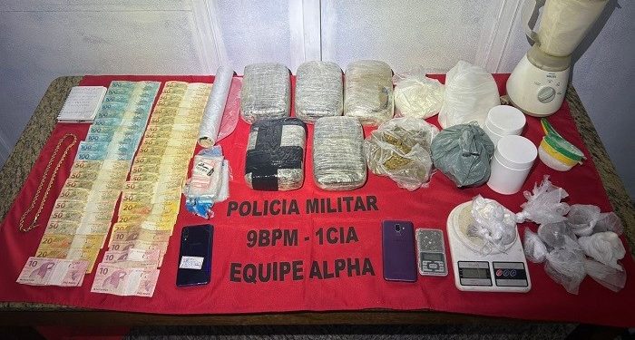 Polícia Militar: Homem é preso por tráfico de drogas em Cachoeiro de Itapemirim