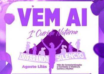 Piúma: 1ª Corrida Noturna “Quebrando o Silêncio” em Prol do Agosto Lilás