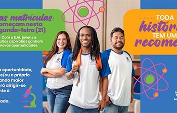 Espírito Santo: Matrícula para alunos da EJA na Rede Pública Estadual de Ensino começa nesta segunda (21)