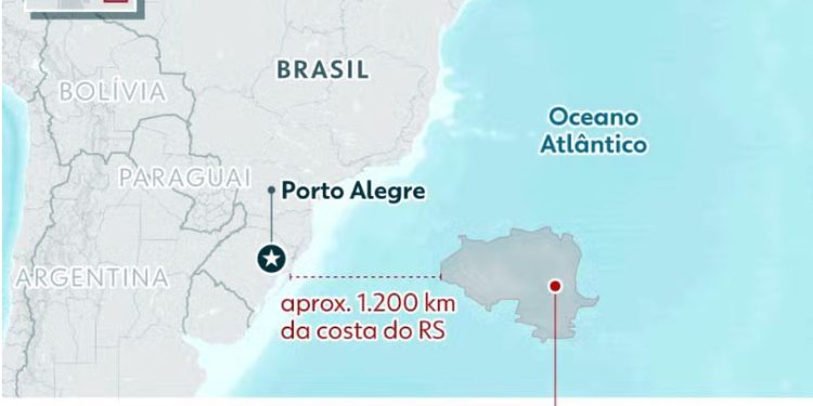 ONU: Brasil reivindica ilha submersa no Atlântico do tamanho da Espanha rica em ‘minerais do futuro’