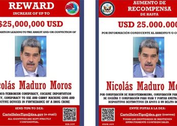 Mundo: Departamento dos EUA oferece recompensa de US$ 25 milhões por informações que levem à prisão ou condenação de Maduro