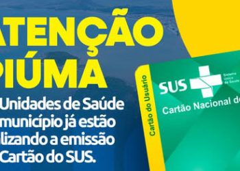 Piúma: Emissão do Cartão do SUS já está disponível nas Unidades de Saúde