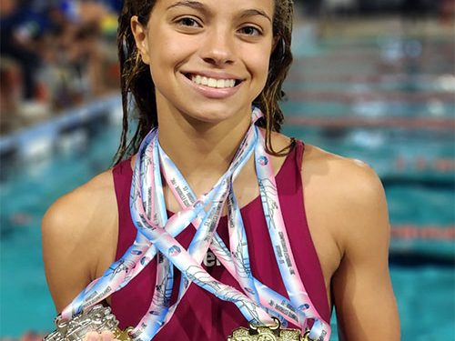 Guarapari: Atleta se destaca entre os 10 melhores da natação do Brasil