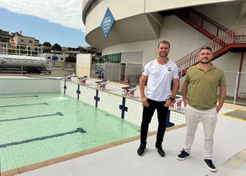 Guarapari: Complexo Esportivo tem piscina restaurada e ganha equipamento que potencializa o desempenho dos atletas