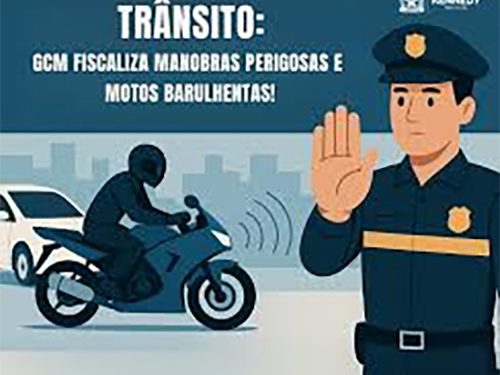 Presidente Kennedy: GCM promove ações de fiscalização e tolerância zero contra manobras perigosas e adulterações de motos