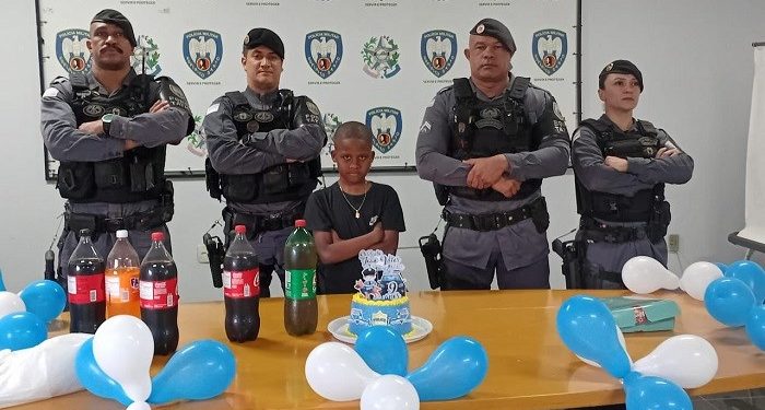 Cachoeiro de Itapemirim: Polícia Militar realiza aniversário de João Vitor no 9º Batalhão