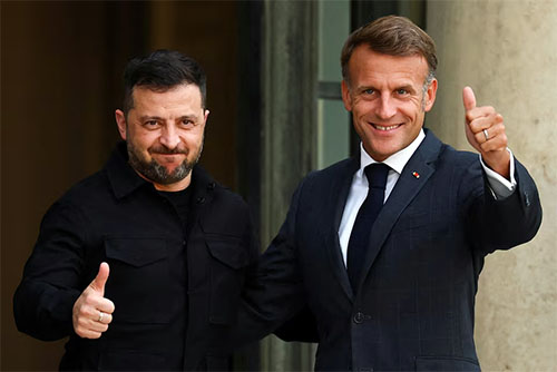 Macron: 26 países prometem dar garantias de segurança à Ucrânia no pós-guerra