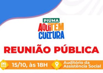 Piúma: Prefeitura convida comunidade artística para discutir ações culturais