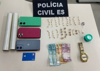 Itapemirim: Polícia Civil prende suspeita de tráfico de drogas em flagrante