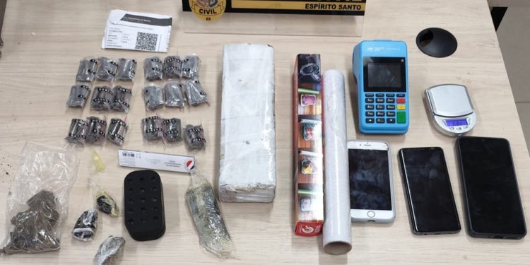 Itapemirim: Polícia Civil prende três pessoas por tráfico de drogas