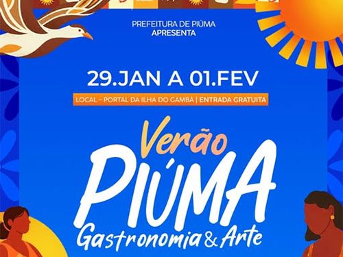Piúma Sabor Verão: Festival Gastronomia & Arte abre temporada de sol no Portal da Ilha do Gambá