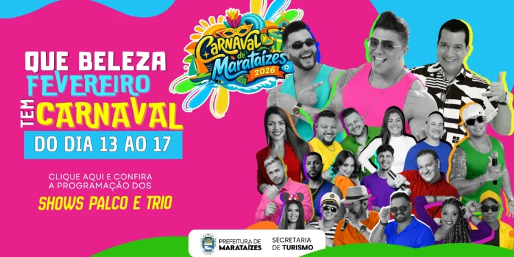 Marataízes: Confira a programação do Carnaval 2026
